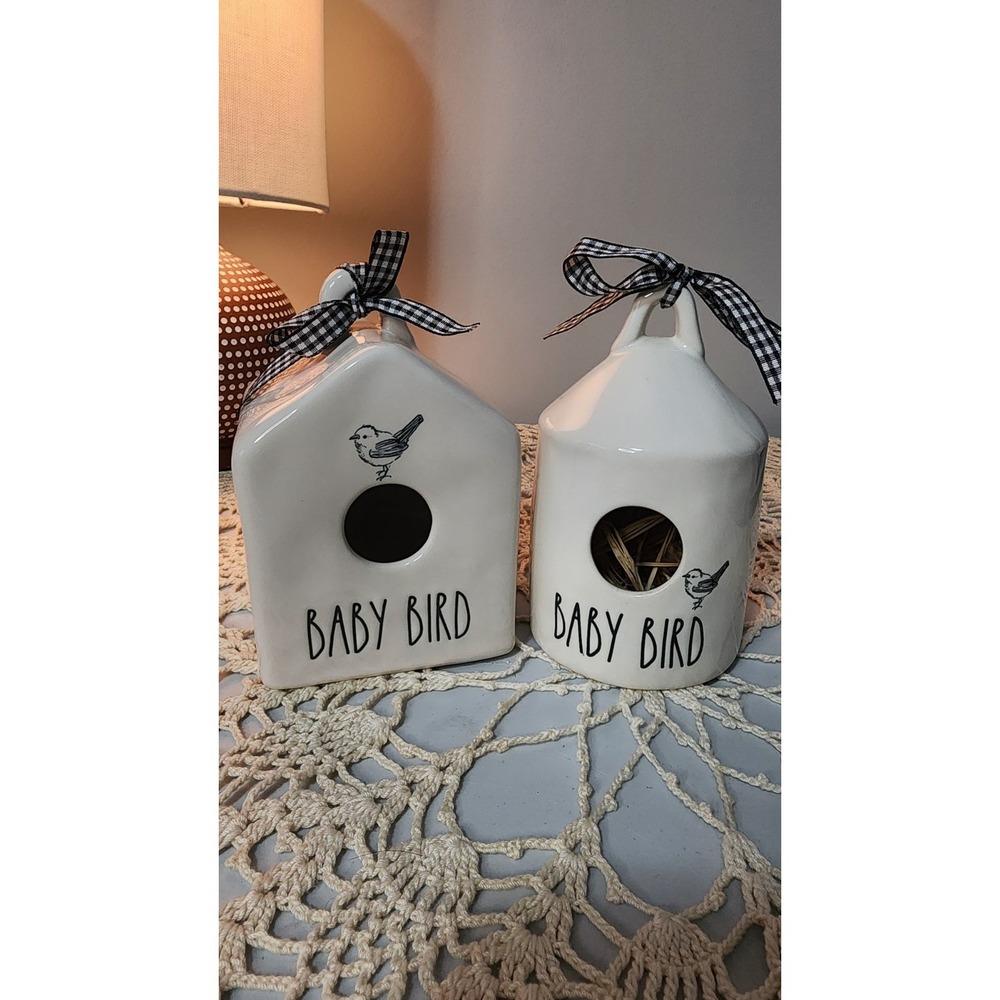 Rae Dunn Artesan Collection Ceramic Baby Birdhouse Artisan Collection‎
